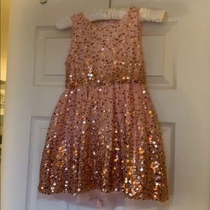 Pink sequin dress